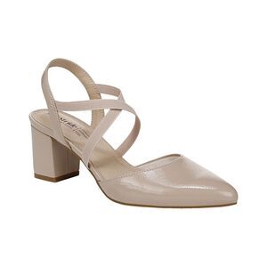Life Stride Women's April Slingback Block Heel in Nude.  New in box.